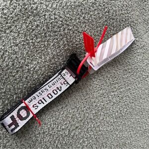 Off-White Black and Red Party Lanyard